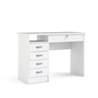 Tvilum Walden Transitional Engineered Wood Home Computer Office Desk in White