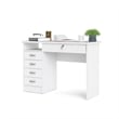 Tvilum Walden Transitional Engineered Wood Home Computer Office Desk in White