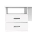 Tvilum Whitman 3-Drawers Engineered Wood Writing Desk in White