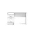 Tvilum Whitman 3-Drawers Engineered Wood Writing Desk in White