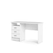 Tvilum Whitman 3-Drawers Engineered Wood Writing Desk in White