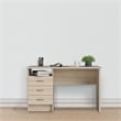 Tvilum Whitman Desk with 3 Drawers in Oak Structure