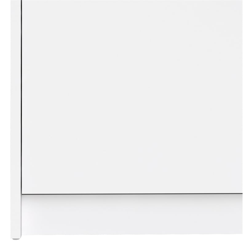Tvilum Bright 2 Drawer Shoe Cabinet in White