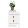 Tvilum Madrid 2 Drawer Nightstand in White