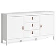 Tvilum Madrid 2 Door Sideboard with 3 Drawers in White
