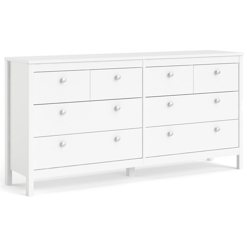 Tvilum Madrid 3-Drawer Black Matte Chest of-Drawers (31.38 in. H x