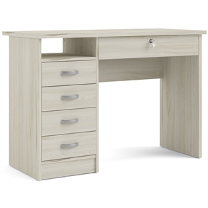 tvilum walden 5 drawer desk in light woodgrain