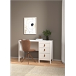 Tvilum Madrid Home Office Writing Desk with 3 Storage Drawers in White