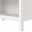 Tvilum Madrid Adjustable 6 Shelf Bookcase in White