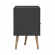 Tvilum Bodo TV Stand with 2 Drawers and 4 Shelves in Matte Grey