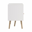 Tvilum Bodo TV Stand with 2 Drawers and 4 Shelves in White