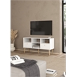 Tvilum Bodo TV Stand with 2 Drawers and 4 Shelves in White