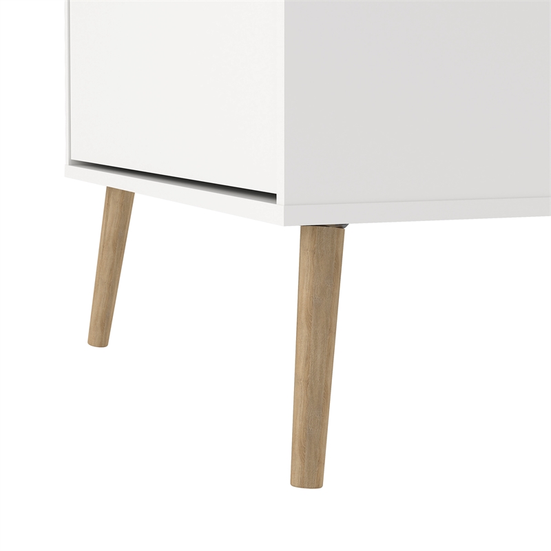 Tvilum Bodo Shoe Cabinet with 3 Storage Drawers in White