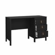 Tvilum Madrid Home Office Writing Desk with 3 Storage Drawers in Black Matte