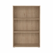 Tvilum Sign Adjustable 3 Shelf Bookcase in Jackson Hickory