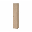 Tvilum Sign Tall Open Storage 5 Shelf Bookcase in Hickory and White