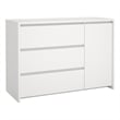 Tvilum Next 46&quotW 3-Drawer Livingroom Sideboard in White