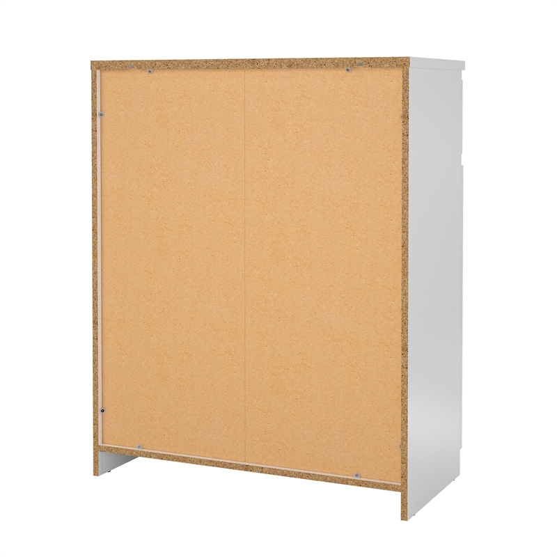 Tvilum Scottsdale White High Gloss 1-Drawer 31.65 in. W Dresser