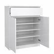 Tvilum Scottsdale White High Gloss 1-Drawer 31.65 in. W Dresser