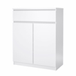 Tvilum Scottsdale White High Gloss 1-Drawer 31.65 in. W Dresser