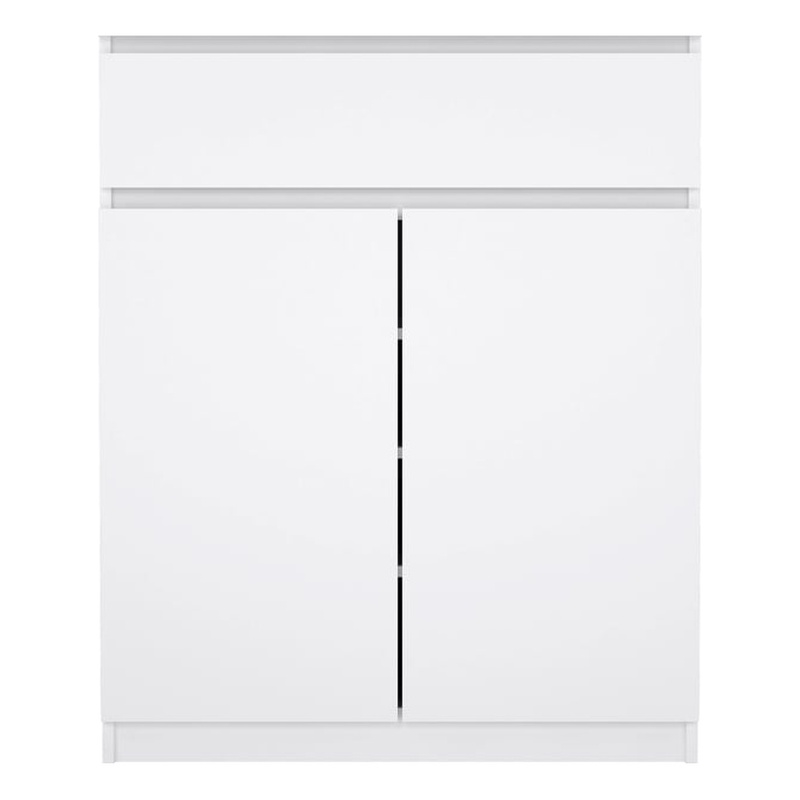 Tvilum Scottsdale White High Gloss 1-Drawer 31.65 in. W Dresser