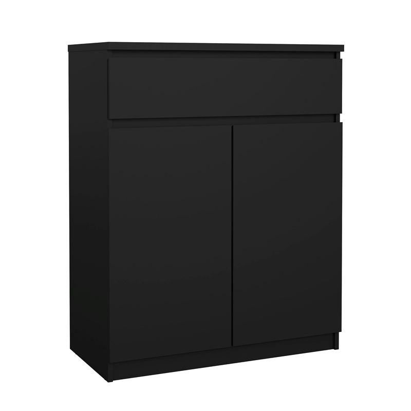 Tvilum Scottsdale Black Matte 1-Drawer 31.65 in. W Dresser