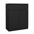 Tvilum Scottsdale Black Matte 1-Drawer 31.65 in. W Dresser