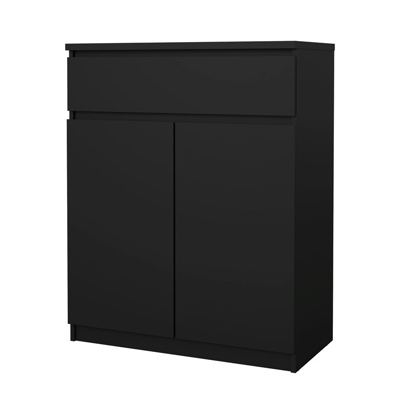 Tvilum Scottsdale Black Matte 1-Drawer 31.65 in. W Dresser