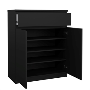 Tvilum Scottsdale Black Matte 1-Drawer 31.65 in. W Dresser