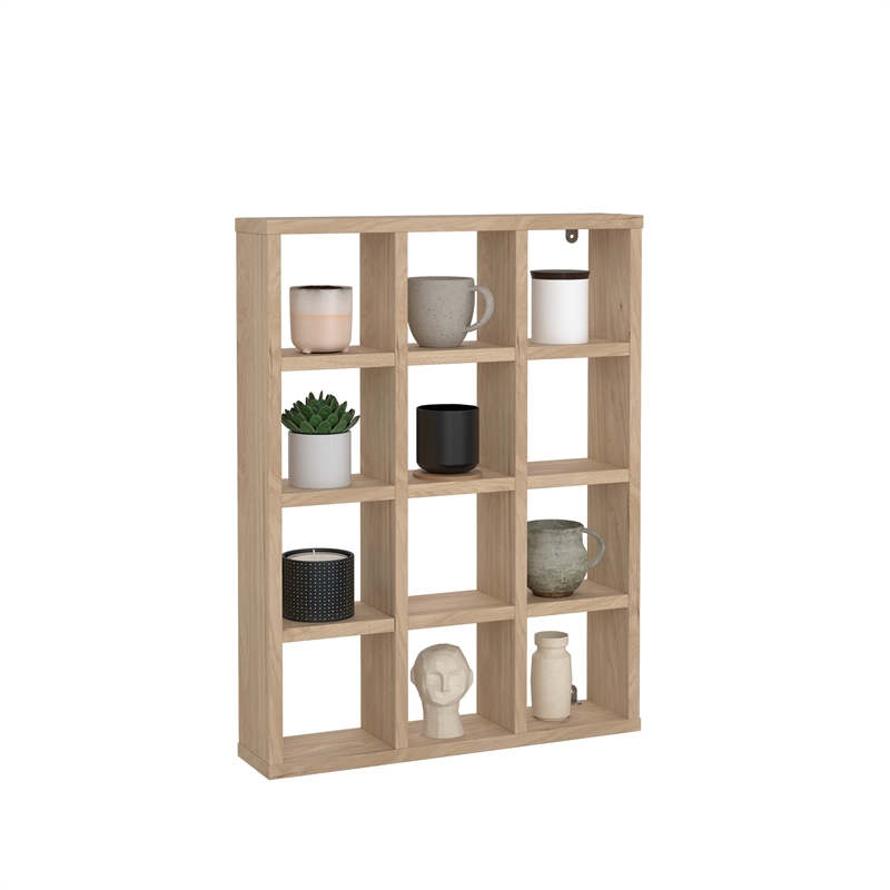 Tvilum Hyper  Jackson Hickory Wood Decorative Wall Shelf