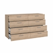 Tvilum Pepe Jackson Hickory 8 Drawer 55.12 in W Dresser