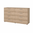 Tvilum Pepe Jackson Hickory 8 Drawer 55.12 in W Dresser
