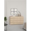 Tvilum Pepe Jackson Hickory 8 Drawer 55.12 in W Dresser