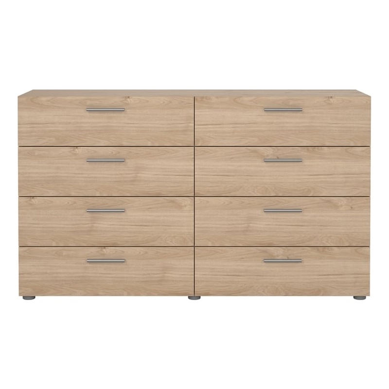 Tvilum Pepe Jackson Hickory 8 Drawer 55.12 in W Dresser