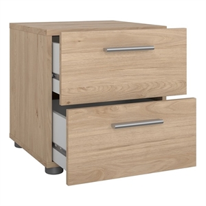 Tvilum Pepe Jackson Hickory 2 Drawer Nightstand
