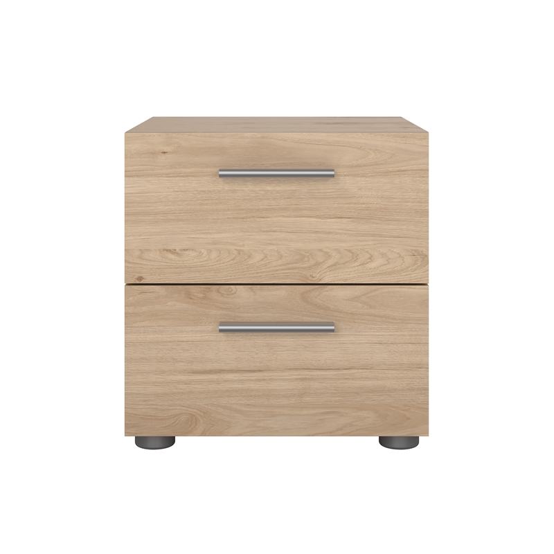 Tvilum Pepe Jackson Hickory 2 Drawer Nightstand