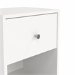 Tvilum  Portland White 1 Drawer Set of 2 Nightstand