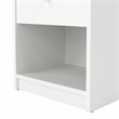 Tvilum  Portland White 1 Drawer Set of 2 Nightstand