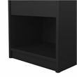 Tvilum  Portland Black 1 Drawer  Set of 2 Nightstand