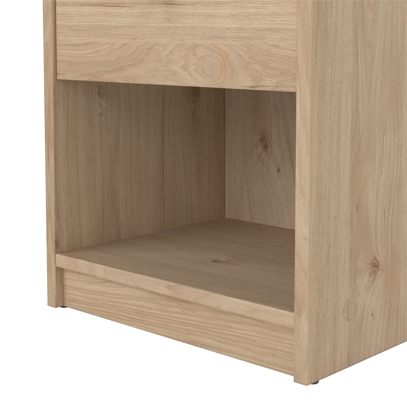 Tvilum Portland Jackson Hickory 1 Drawer   Nightstand Set of 2