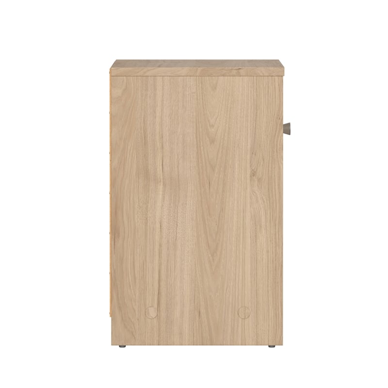 Tvilum Portland Jackson Hickory 1 Drawer   Nightstand Set of 2