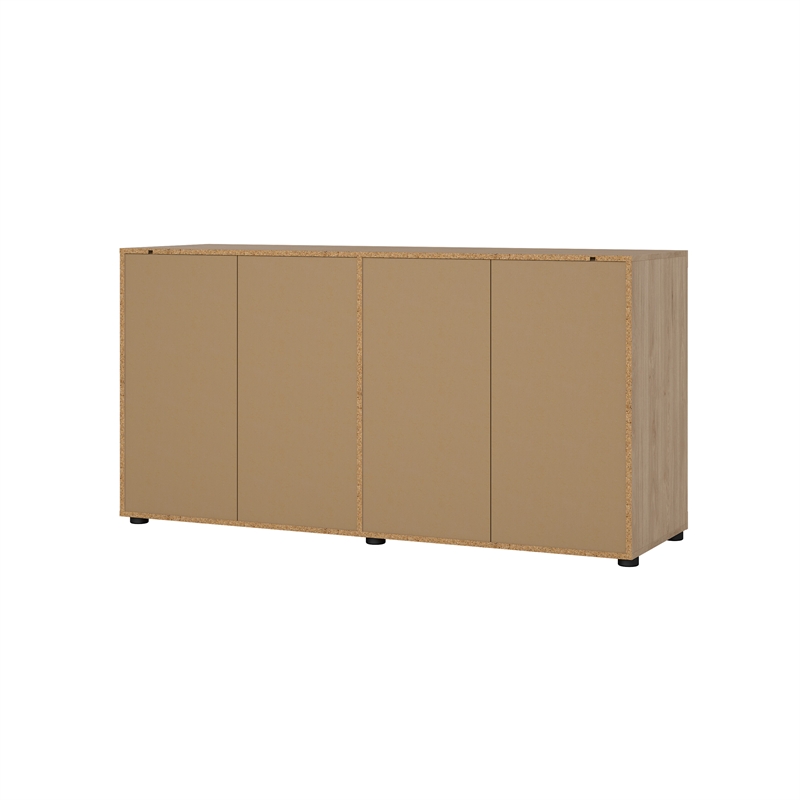 Tvilum Mira 6 Drawer Double Dresser Jackson Hickory