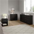 Tvilum Portland Black 3-Piece Bedroom Set