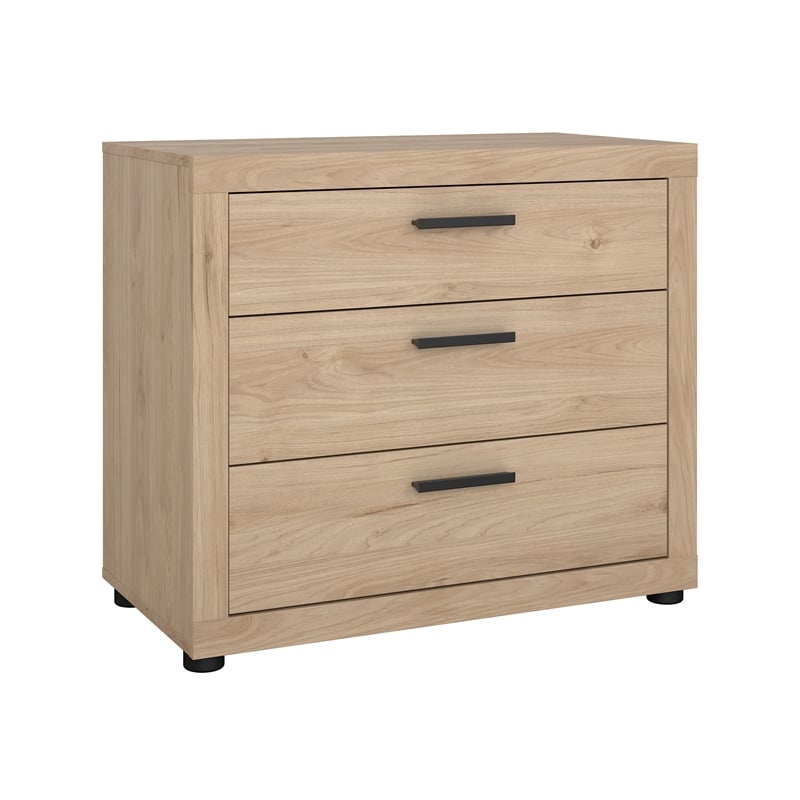 Tvilum Mira 3 Drawer Chest Jackson Hickory