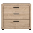 Tvilum Mira 3 Drawer Chest Jackson Hickory