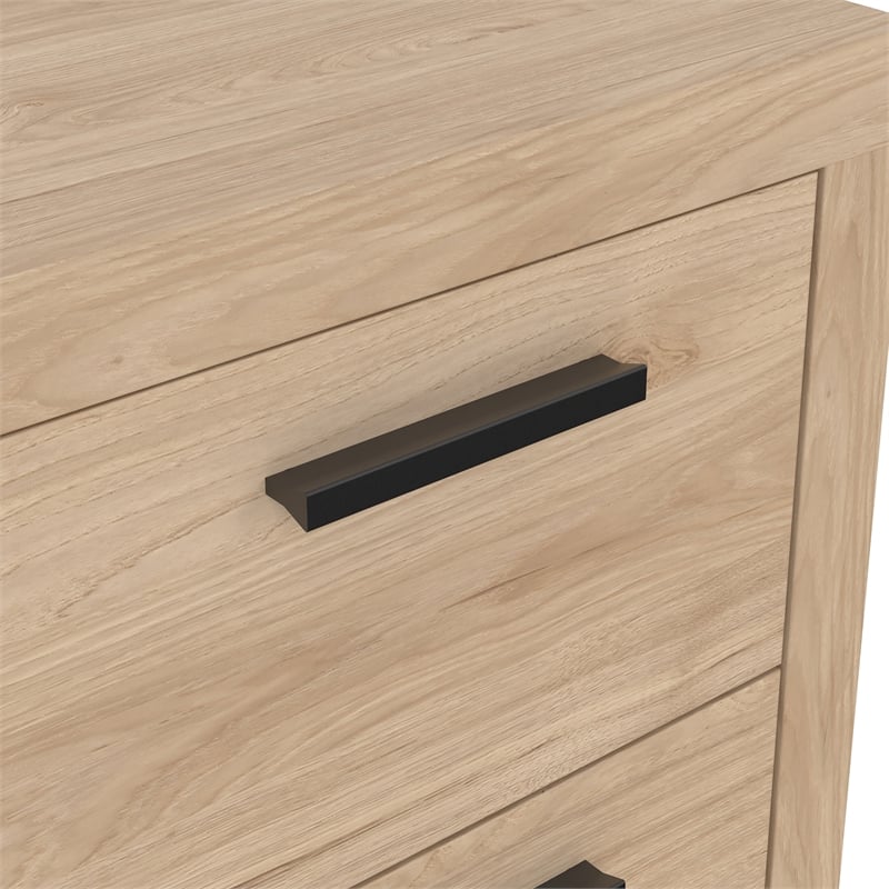 Tvilum Mira Jackson Hickory 2 Drawer Nightstand