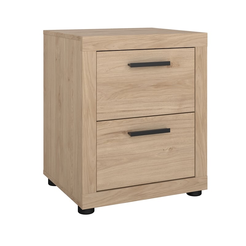 Tvilum Mira Jackson Hickory 2 Drawer Nightstand