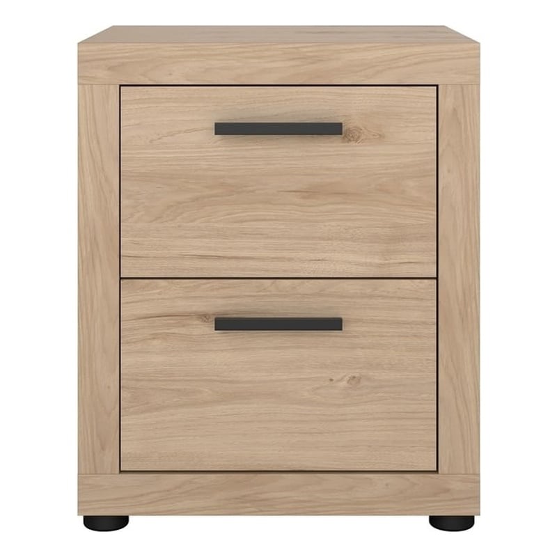Tvilum Mira Jackson Hickory 2 Drawer Nightstand