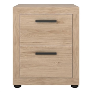 Tvilum Mira Jackson Hickory 2 Drawer Nightstand