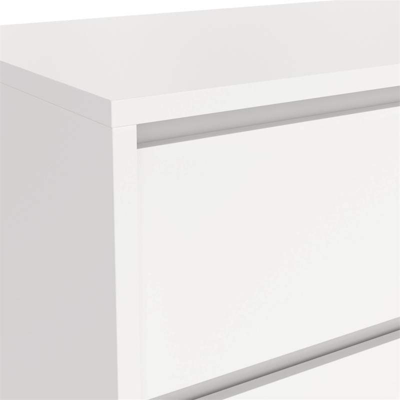 Tvilum Next White 6 Drawer Double Dresser